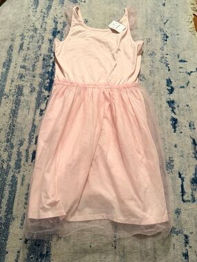 NWT Crewcuts Girls Pink Tulle Dress Size 14